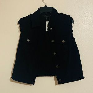 Black Jean Vest ‼️